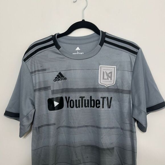 Adidas Gray Aeroready 2019 Los Angeles Football Club‎ Black History Month Jersey - Picture 2 of 8